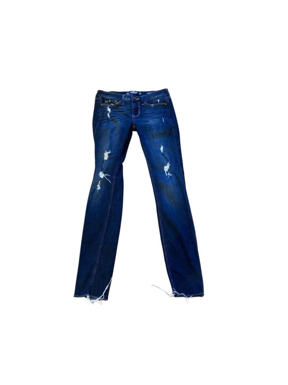 HOLLISTER Low Rise Super Skinny Women's Distressed Jeans 23x28